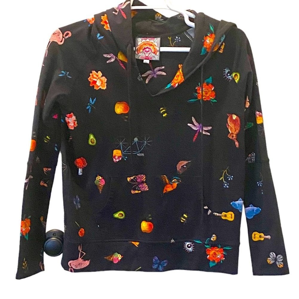 NWOT JOHNNY WAS ZOOEY HOODIE - SZ M